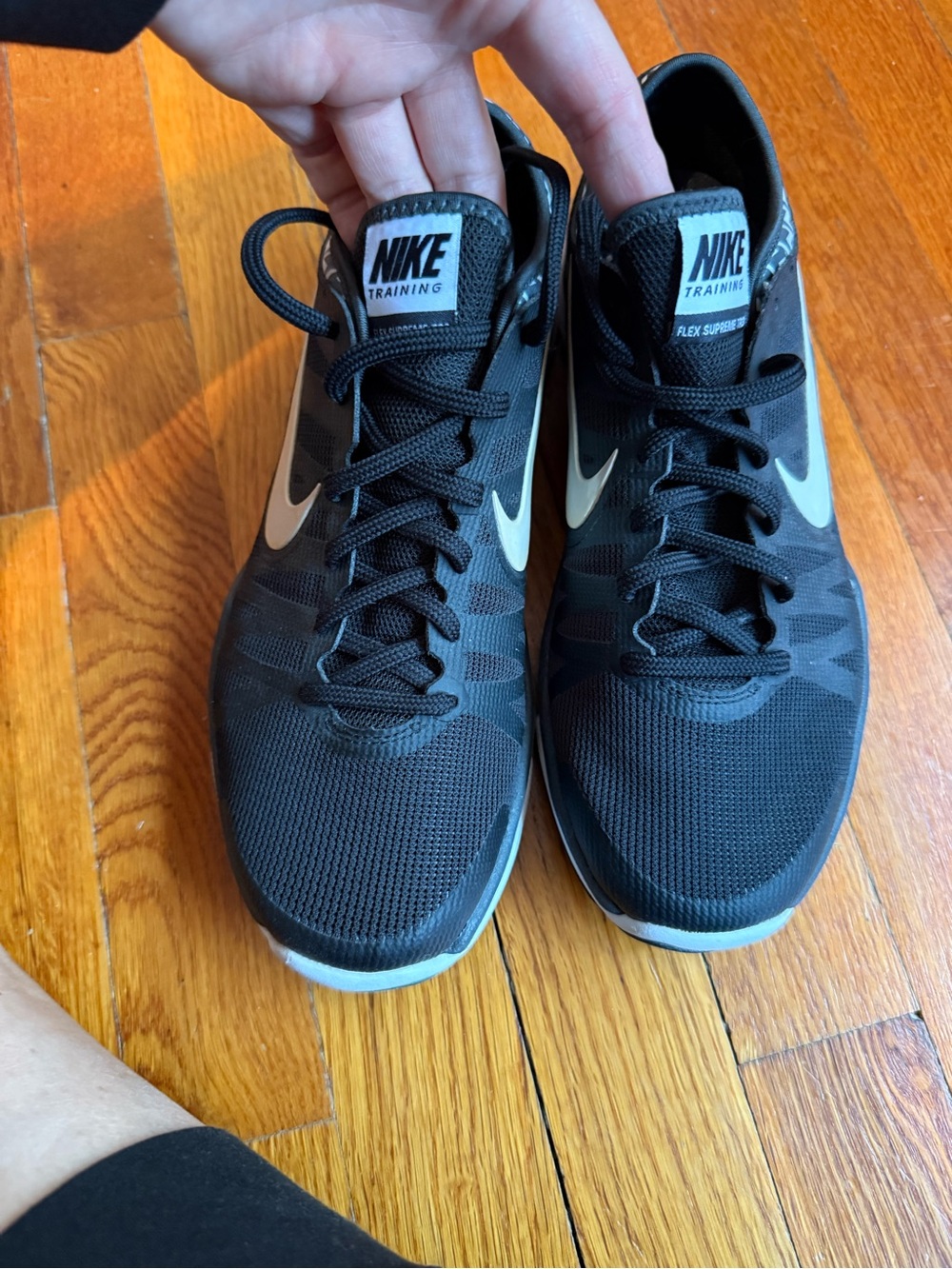 Nike Training Women’s Black with White Accents Sneakers